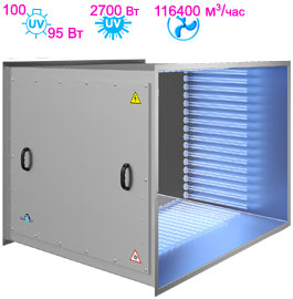 Бактерицидная секция для систем вентиляции VentBact VB10000