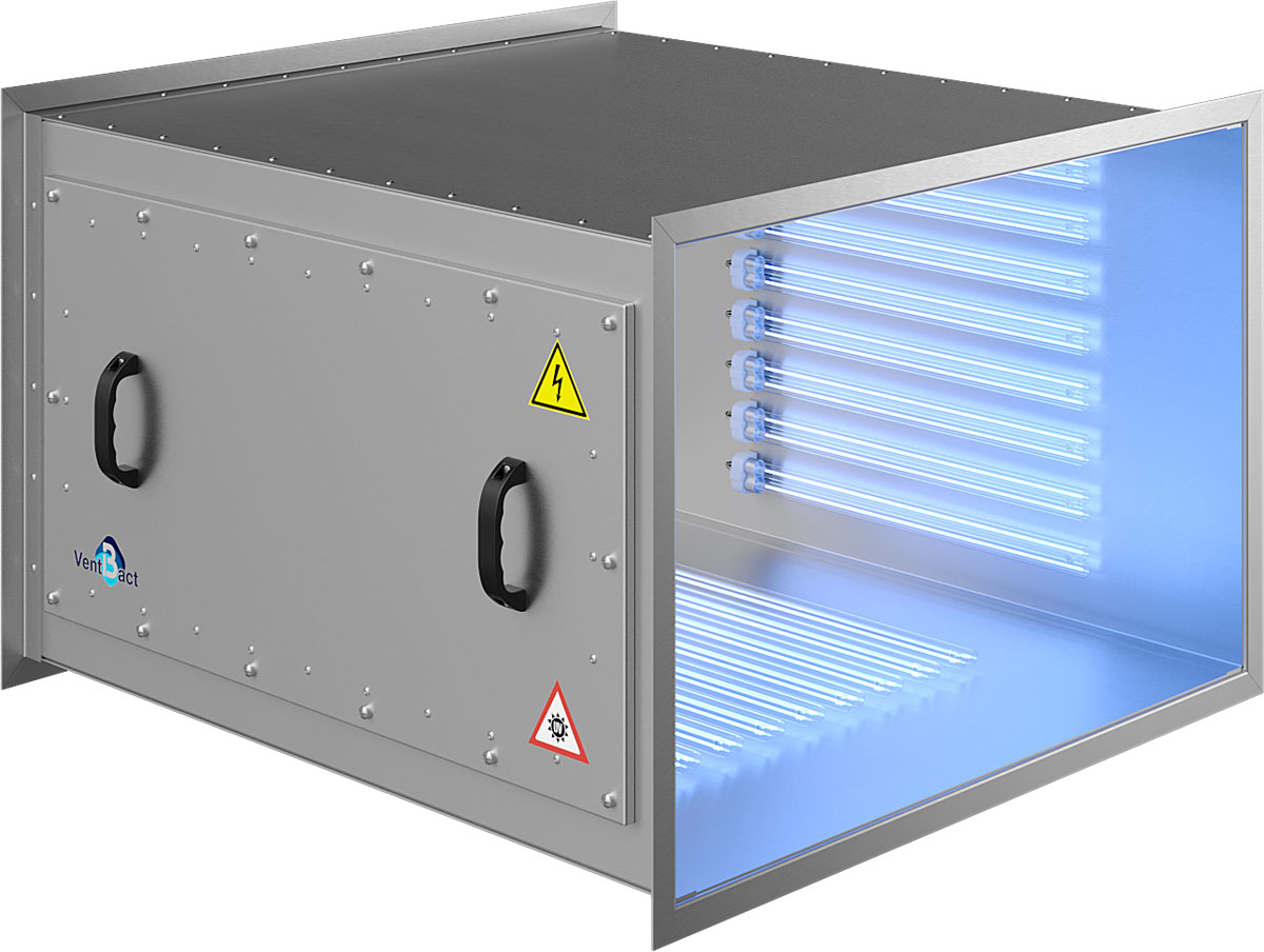 Бактерицидная секция Vent Bact VB 2400 для обеззараживания воздуха в системах вентиляции и кондиционирования