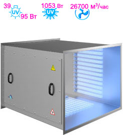 Бактерицидная секция для систем вентиляции VentBact VB3900