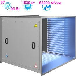 Бактерицидная секция для систем вентиляции VentBact VB5700