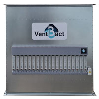 Фото ЭПРА для УФ-ламп на корпусе бактерицидной секции Vent Bact VB 3000 с другой стороны секции