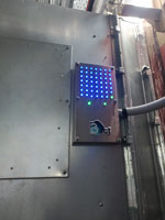 Фото индикации работы бактерицидных ламп на пульте управления бактерицидной секции MegaBakt MB 4800